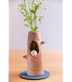 Amazon.co.jp: 信楽焼 花器 扇型花器(小) 幅24x奥9x高さ20.5cm 505-03