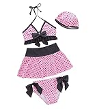 XM Nyan SWIMWEAR ベビー・ガールズ カラー: ピンク