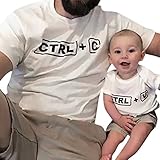 Hometom Funny Family Matching服、Dad MomMeベビーシャツ親子半袖Tシャツトップス 0-18 Months t1