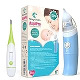 Baby Nasal Aspirator With Digital Thermometer ,Nose Sucker Snot Suction Cleaner By Magnifeko by Magn