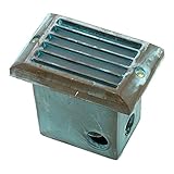 Best Quality Lighting LV57VRD Finished Outdoor Step Light with Clear Glass Shade, Green Verde [並行輸入品