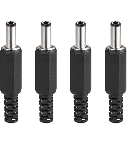 4.0x1.7mm オスはんだコネクタ　DIYコネクタアダプター Amazon.com: uxcell 4.0x1.7mm DC Male Connector Power Supply