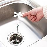 2ピース実用的Drainヘアキャッチャー排水Clog Remover forキッチンバスルームトイレSewer Sink Strainerクリーニングフィルタパイプフック