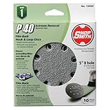 ALI INDUSTRIES 12050 8 Hole 40 25 CT Grit Disc, 5-Inch, 10-Pack [並行輸入品]