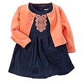 Carter's DRESS ベビー・ガールズ US サイズ: 3 Months カラー: オレンジ