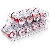 【コロコロ転がる】LAMPTOP 缶ストッカー 缶収納ラック 缶ビールホルダー 350ml缶専用 9本対応 ュース収納ラック 二重仕上げラック 折りたたみ 冷蔵庫スッキリ