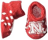 NCAA Nebraska Cornhuskers幼児水玉ギフトボックスブーティ、新しい生まれ、レッド/ホワイト