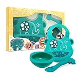 MARCUS & MARCUS マーカス&マーカス BABY FEEDING SET ベビーフィーディングセット GIFT SET- Red Pink Yellow Green [並行輸入品] (Gr