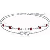 Dorunmo Anklet Bracelets For Women 925 Sterling Silver Butterfly/Evil Eye/Infinity/Sea Turtle/Elephant/Pineapple/Starfish/Hea