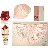 お宮参り4点セット フードセット 女の子 ピンク 日本製 箱入り