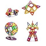 Dazers マグネットブロック 磁石ブロック 積み木 ゲーム 立体パズル 知育おもちゃ 収納ケースつき (115ピース)