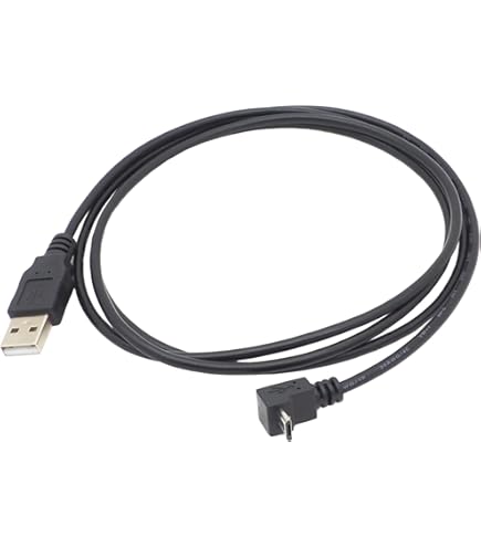 Amazon | ［ZAZ］ microUSB 20センチ 延長ケーブル(上向きL型) | ZAZ