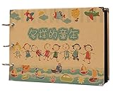 赤ちゃんの5yrsのユニークなDIYメモリーフォトブックフォトアルバム、10「」[娯楽施設]