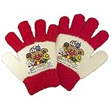 キッズ[ANPANMAN]ニット手袋|ガールズ|女の子|女児|子供 Fcm レッド-赤