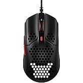 HyperX Pulsefire Haste – Gaming Mouse – Ultra-Lightweight, 59g, Honeycomb Shell, Hex Design, HyperFlex USB Cable, Up to 16000