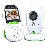 HBLIFE ベビーカメラ ワイヤレスベビーモニター コンパクト 無線 遠隔監視カメラ 双方向音声LED/子守唄ナイトビジョン 防災 防犯り ボイスセンサー搭載 介護 赤ちゃん 出産祝い 見守りカメラ