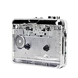 ポータブルカセット MP3 プレーヤー ミニ USB テーププレーヤー MP3 コンバーター 3.5mm AUX 入力ソフトウェア付き CD カセットキャプチャー オーディオ音楽プレーヤー PC ノートパソコン対応