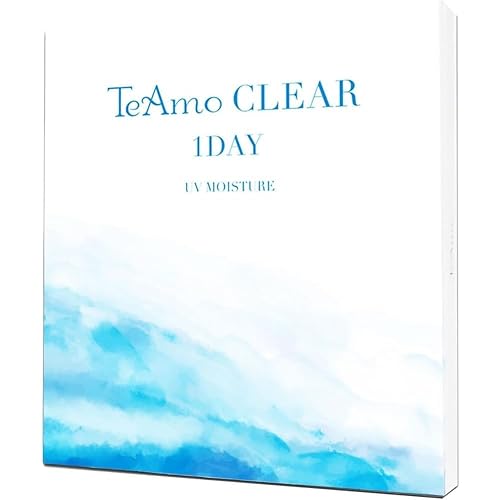TeAmo 1DAY CLEAR 低含水 【30枚×1箱】 1日使い捨て コンタクト 【BC】 8.6 【PWR】 -3.50