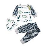 杜屋トヤ　赤ちゃん、動物、プリント、長袖　上下セット　かこいいデザイン　ガールズ　ボーイズ　女の子 男の子 通用　ファッション　気持ちいい　可愛い　カジュアル　青　70,80,90,100 1PCトッ