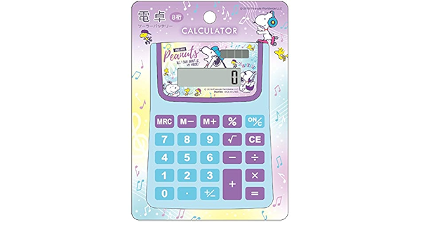 Amazon デルフィーノ Peanuts スヌーピー 電卓 スヌーピー ミュージック P 文房具 オフィス用品 文房具 オフィス用品