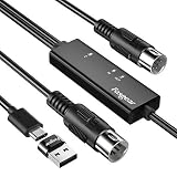 Fasgear USB-C MIDIケーブル 1.8m MIDI to USB 変換アダプター 双方向 入出力 対応 音楽キーボード 電子ピアノ PC Mac iPad iPhone Android Windows macOS iOS 対応 付属USB-Aアダプター
