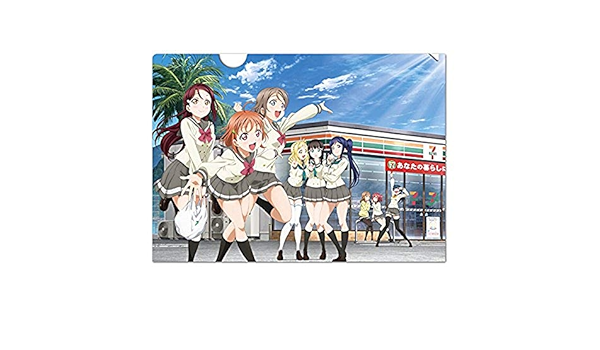 Amazon Nanacoカード無し 単品 Aqours クリアファイル ラブライブ サンシャイン セブン イレブン Nanaco誕生10周年記念グッズセット アニメ 萌えグッズ 通販