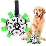 ShinePick犬のおもちゃボール 犬用ボール 犬用噛むおもちゃ サッカー 15cm 天然ゴム 耐久性 知育玩具 トレーニング 運動不足 ストレス解消 中小型犬に適用…