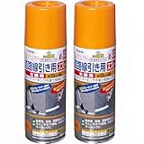 アサヒペン 道路線引き用スプレー太線用 ４００ＭＬ 黄色 ２缶セット