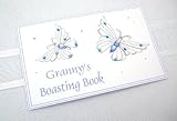 Small Album- Blue Butterfly Granny by WHITE COTTON CARDS