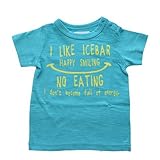 jeans b. 2nd　ICEBAR　T シャツ(サックス) 95cm