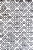 9070 Gray Moroccan Trellis 5'2x7'2 Area Rug Carpet Large New [並行輸入品]