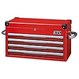 KTC(ケーテーシー) トップチェスト 4段4引出し レッド EKR-1004R (2015 京都機械工具 企画商品)