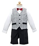 6161 チェック Rocky MOUSE ベビースーツ ベビー フォーマル 結婚式 入園式 発表会 男の子 スーツ 子供服 卒園式 [リトルプリンセス] Little Princess 100cm
