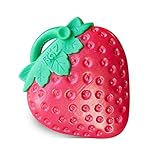 RaZbaby RaZ Fresa Teether Toy, Red and Green by Razbaby