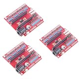 Hailege 3個セット Nano V3.0 IOシールドUNO R3 IOシールドI/O拡張ボードがDC電源に対応IOシールドに必要な大電流に対応Arduino UNO NANO V3.0