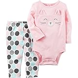 Carter's Baby Girls ボーディースーツ・パンツセット 121g 819 US サイズ: 24 Months