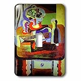 3drose LSP _ 61846 _ 1ピカソPainting Bowl of fruit NギターSingle切り替えスイッチ
