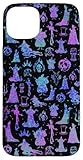 ディズニー ヴィランズ ミッドナイトシルエット スマホケース iPhone 15 Plus 用