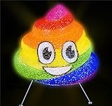 Dollaritemdirect 8.5 " Sparkle Rainbow Poopランプ、6のケース