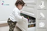 ベビー子供磁気キャビネットロック( 6 + 2キー+テーブルコーナープロテクター( 4 ) +コンセントカバー( 5 )。Babyproof安全セットwith 3 M Adhesive – 目立たない