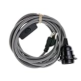 Swag Light - Hanging Pendant Light Cord Kit by Color Cord Company - Choose from multiple colors - Gr