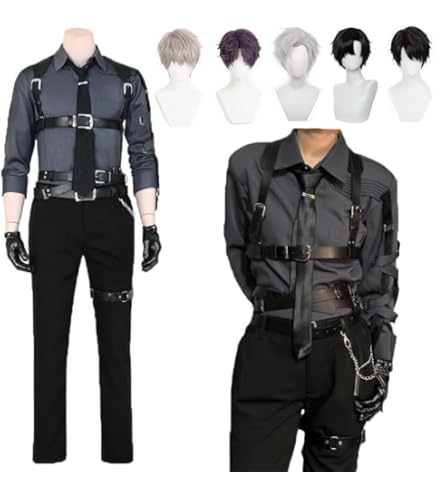 Amazon.co.jp: 恋と深空 カゲト アキラ コスプレ衣装(ウィッグ 靴