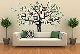 Pop Decors PT-0197-Vb Beautiful Wall Decal Family Photo Tree [並行輸入品]