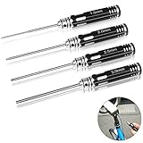 OTraki 六角レンチセット 4pcs ハイス HSS 鋼 材質 ビット 六角ドライバー 1.5 / 2 / 2.5 / 3.0mm 六角軸 多機能 ドライバーキット ocday 飛行機プレーン模型