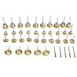 40個入りセット 真鍮ブラシ ロータリー工具 真鍮製 スチール ブラシ 研磨用 ホイール ミックスキット