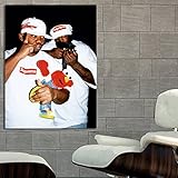 ポスター壁画Wu Tang Supreme 40 x 54インチ( 100 x 135 cm on粘着ビニール