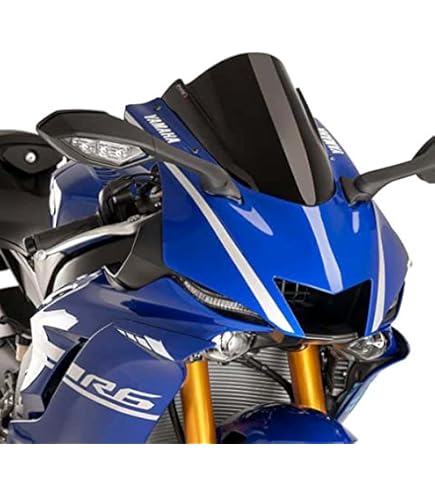 Amazon | Puig 7648F RACING SCREEN 【DARK SMOKE】 YAMAHA YZF