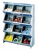 Stack-On CB-12 Clear View 12-Bin Organizer by Stack-On [並行輸入品]