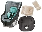 Graco My Ride Convertible Car Seat with Cushioned Strap Covers & Waterproof Seat Cover, Sully by Gra