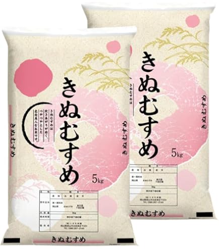 Amazon.co.jp: お米 新米 令和7年 岡山県産きぬむすめ10kg : 食品